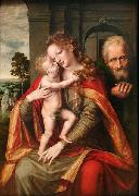 Jan Massijs The Holy Family oil painting reproduction